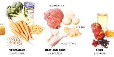 american weekly diet - click to enlarge