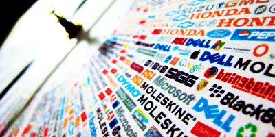 A clock for identity designers