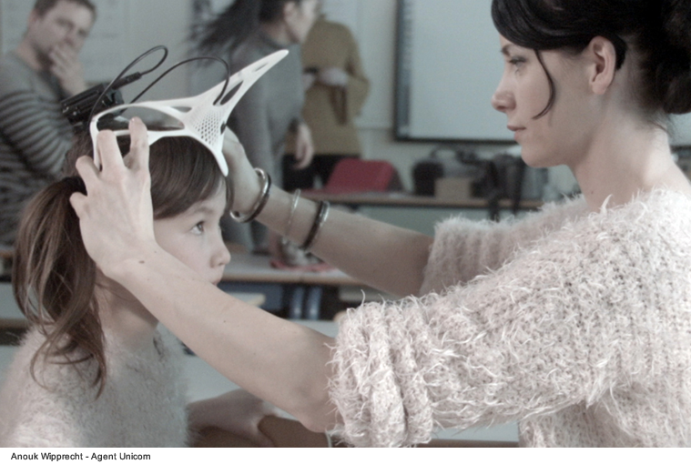 Meeting at the makerspace with fashion tech designer Anouk Wipprecht