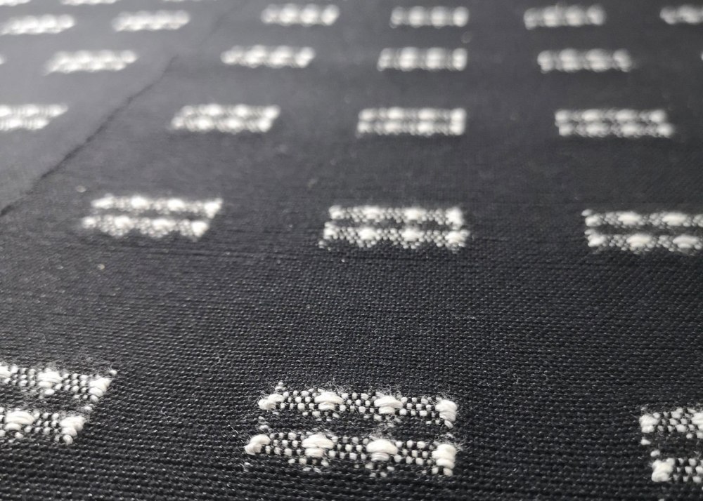 hand-woven 48-sensor matrix
